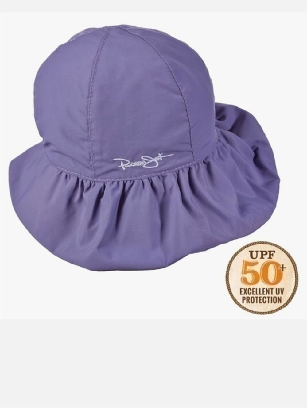 Purple Panama Jack Girl Toddler Sun Hat UPF 50+